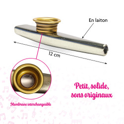 Kazoo ou Mirliton | en Laiton | Fuzeau