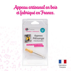 Appeau Mésage Charbonnière | Imiter le chant de l'Oiseau | Fuzeau