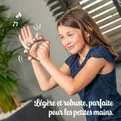 Couronne | Poignée | 5 Grelots | Fuzeau