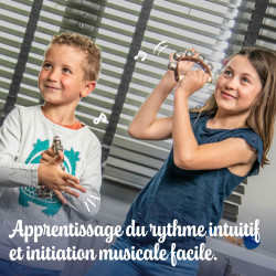 Couronne | Poignée | 5 Grelots | Fuzeau