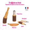 Coffret 5 Appeaux Manuels | Reproduire le son des Oiseaux | Fuzeau