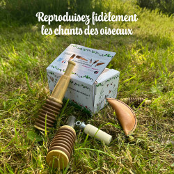 Coffret 5 Appeaux Manuels | Reproduire le son des Oiseaux | Fuzeau