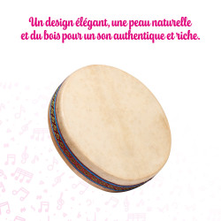 OCEAN DRUM | Ø 25 cm | Imiter le son de la Mer | Fuzeau