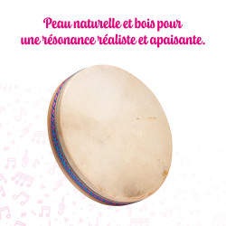 Ocean Drum Ø 35 CM | Reproduire le Son de la Mer | Fuzeau