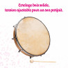 TAMBOURIN | Peau Naturelle | Ø 30 CM | Fuzeau