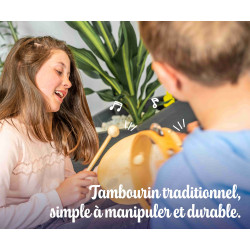TAMBOURIN | Ø 20 CM | Sans Cymbalette | Fuzeau