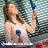 Paire de Maracas | En bois | Violettes | Fuzeau