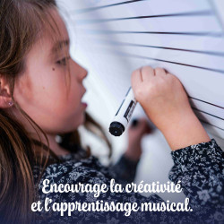 Tableau de Musique | Recto Verso | Avec Portées Musicales | Fuzeau