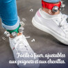 Bracelets Chevilles | La Paire | Attache Velcro | 5 grelots | Fuzeau
