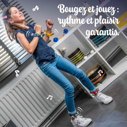 Bracelets Chevilles | La Paire | Attache Velcro | 5 grelots | Fuzeau