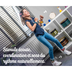 Bracelets Chevilles | La Paire | Attache Velcro | 5 grelots | Fuzeau