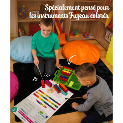 10 Partitions Colorées | ColorZik | Spécial Comptines | Fuzeau