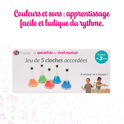 Jeu de 5 Cloches Chromatiques | Altérations | Fuzeau