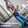 La Paire | Bracelets 4 Grelots | Bleu et Jaune |Fuzeau