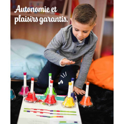 Ensemble Complet | ColorZik Comptines | Jeu de 8 Cloches | Fuzeau