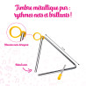 Triangle | Percussion Métallique | Dimension 13 cm | Fuzeau