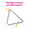 Triangle | Percussion Métallique | Dimension 13 cm | Fuzeau