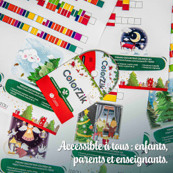 5 PARTITIONS COLORZIK SPECIAL NOËL