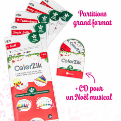 5 PARTITIONS COLORZIK SPECIAL NOËL