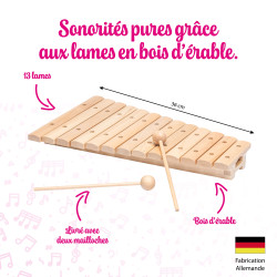 Xylophone | 13 Lames | En Erable | Fuzeau