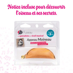 Appeau Moineau | Sifflet Oiseau | En Cuir | Fuzeau