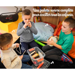 Malle Complète | 7 Instruments "Essentiels" | Petites Percussions | Fuzeau