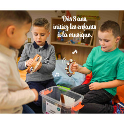 Malle Complète | 7 Instruments "Essentiels" | Petites Percussions | Fuzeau