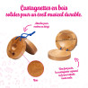 La Paire | Castagnettes à Doigts | En Bois | Fuzeau