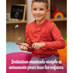 La Paire de Claves | En Bois Pao Rose | 14 cm | Ø 1.5 cm | Fuzeau