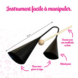 Cloche Brésilienne | AZgogo | Coloris Noir | Fuzeau