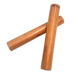 Paires de Claves | 20 cm | Ø 3 cm | Bois de Coco |fin de série | ancienne Collection |Fuzeau