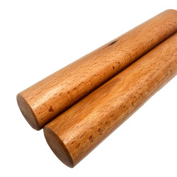 Paires de Claves | 20 cm | Ø 3 cm | Bois de Coco |fin de série | ancienne Collection |Fuzeau