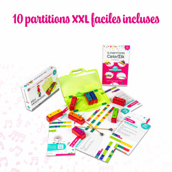 Lot ColorZik Comptines + Mini Métallonotes | Musique Couleurs | Fuzeau