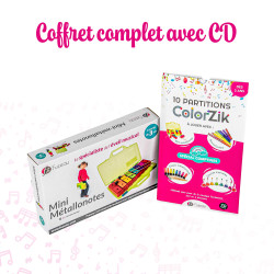 Lot ColorZik Comptines + Mini Métallonotes | Musique Couleurs | Fuzeau