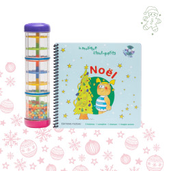 Lot Livre CD et Moyen Bâton de Pluie | Hiver | Enfants | Fuzeau