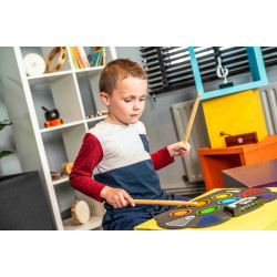 Batterie Électronique | Colorée | Transportable | Souple | Fuzeau