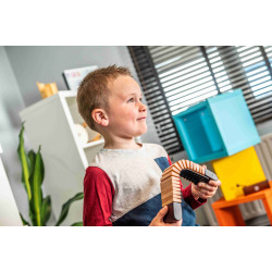 Chenille | Instrument au Son Sec | Claquant | En Bois | Fuzeau