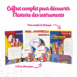 Le Monde des Instruments | Origines à nos Jours | Livre + 3 CD | Fuzeau