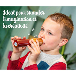 SIFFLET EN BOIS POUR IMITER LE SON DU TRAIN A VAPEUR