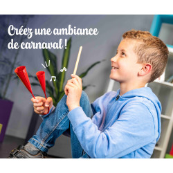 Petite Cloche Bresilienne | Coloris Rouge | Fuzeau