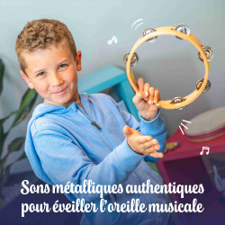 Couronne 12 Cymbalettes | En Bois | Fuzeau