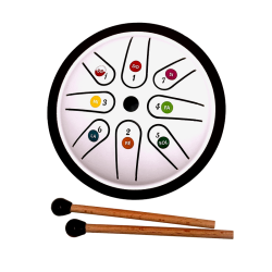 Mini Tongue Drum | Avec Notes Colorées | Fuzeau