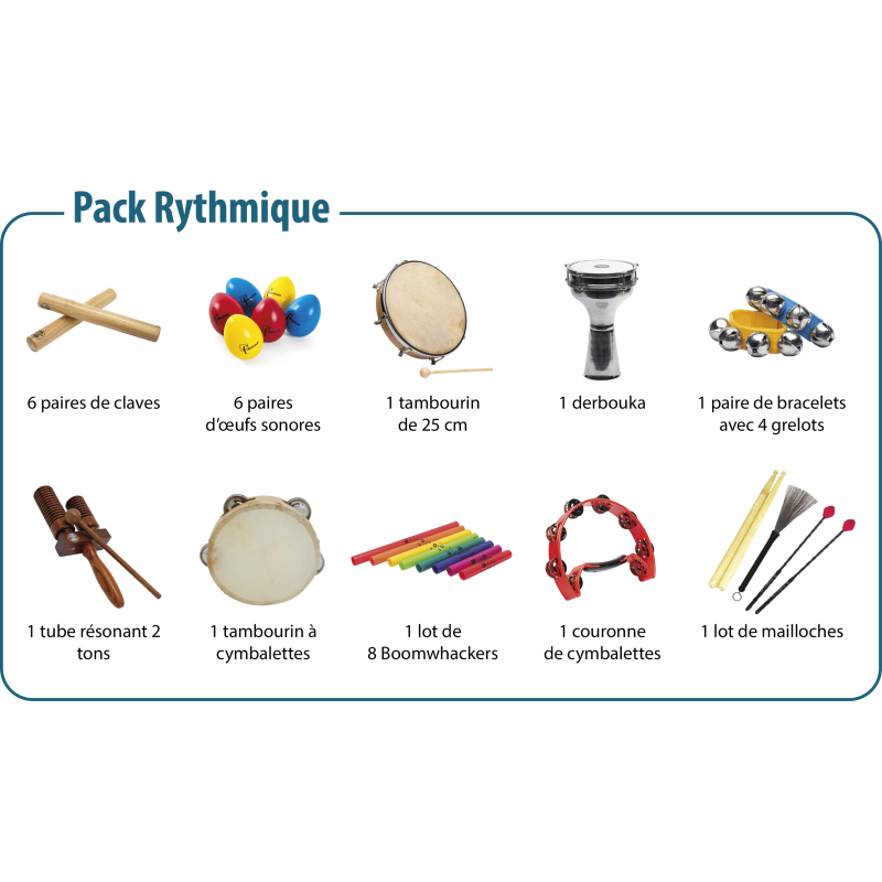 Pack Rythmique Complet | 15 instruments | Fuzeau