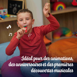 Lot 3 Kazoos | En Plastique | Instrument Original | Fuzeau