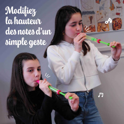 Flûte à Coulisse | en Plastique Transparent | Fuzeau