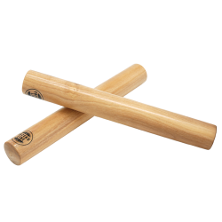 Paires de Claves | 20 cm | Ø 3 cm | Bois de Coco | Fuzeau