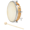 Tambourin Ø 20 cm | Peau Naturelle | Fuzeau