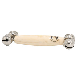 Poignée en Bois | 4 Grelots | Sonorités Cristallines | Fuzeau