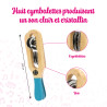 SISTRE BOIS 8 CYMBALETTES PETIT MODELE