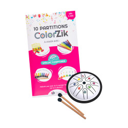 Ensemble Complet | ColorZik Comptines | Mini Tongue Drum | Fuzeau